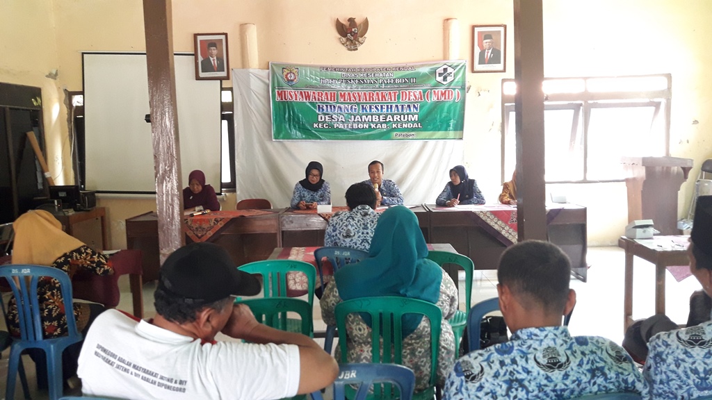 Pelaksanaan Musyawarah Masyarakat Desa (MMD) Bidang Kesehatan Desa Jambearum Tahun 2019